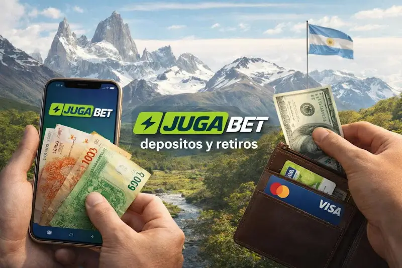 JugaBet depósitos y retiros Argentina